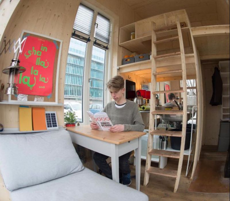 Bauhaus-Campus entwickelt 100-Euro-Wohnung